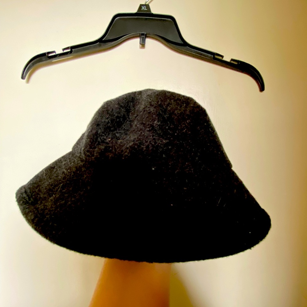 Black Wool Bucket hat from Gap